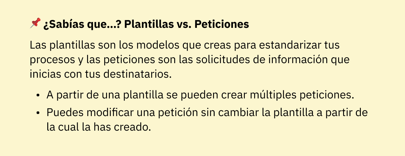 Plantillas vs. peticiones