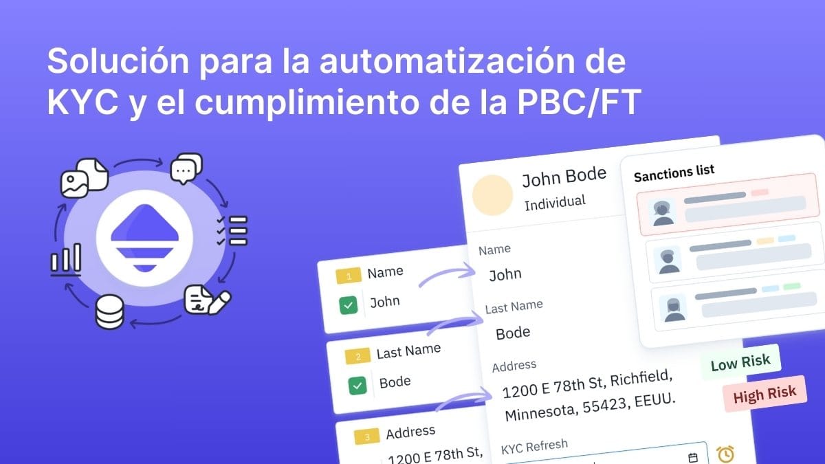 Solución para la automatización de KYC y el cumplimiento de la PBCFT