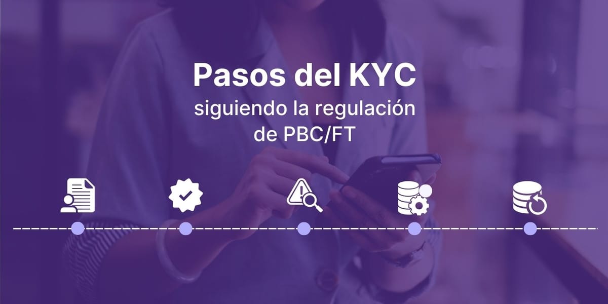 Pasos del KYC según la regulación de PBC/FT